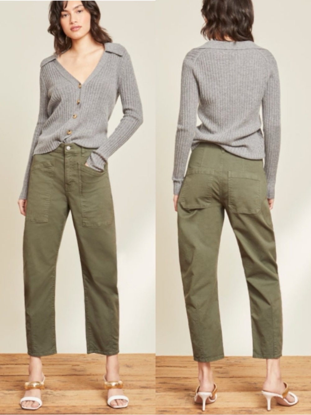 VERONICA BEARD Charlie Barrel-Leg Pants size‎ 23